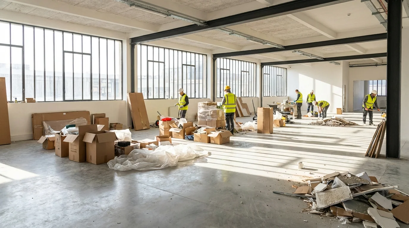 Service de remise en état à Aubervilliers - Curage et Remise en état deBureaux à Aubervilliers