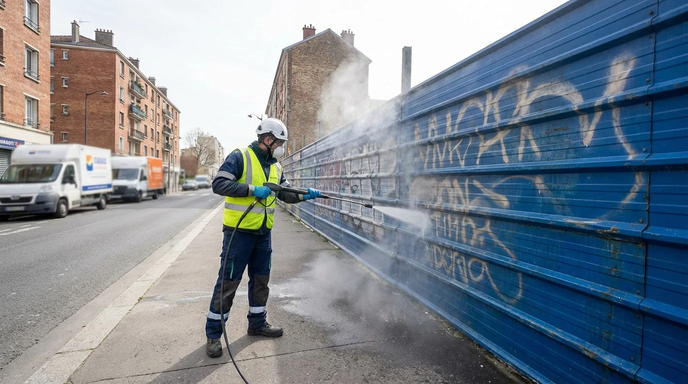 Service de remise en état à Aubervilliers - Suppression de Graffitià Aubervilliers