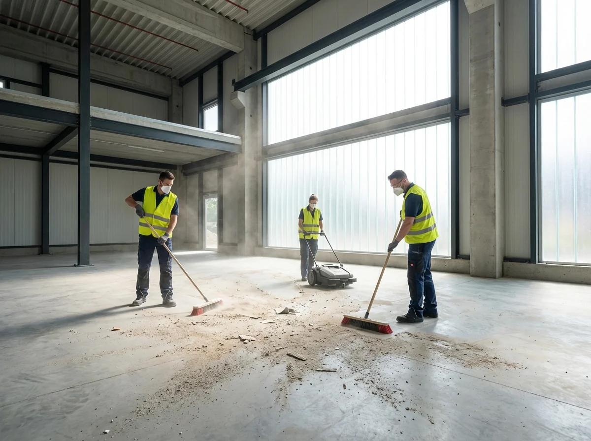Balayage industriel en cours