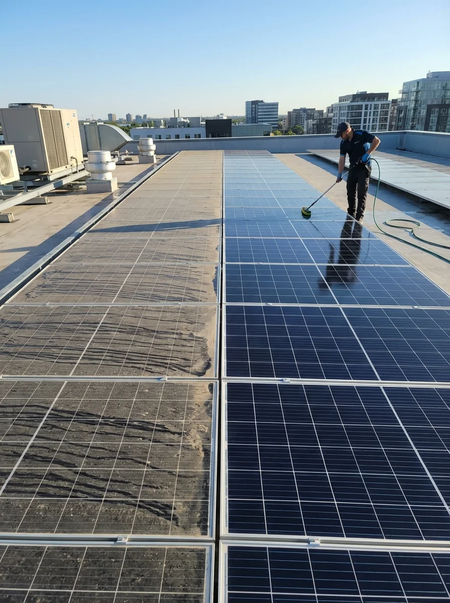 Équipe de remise en état professionnelle intervenant sur un chantier dans un immeuble moderne