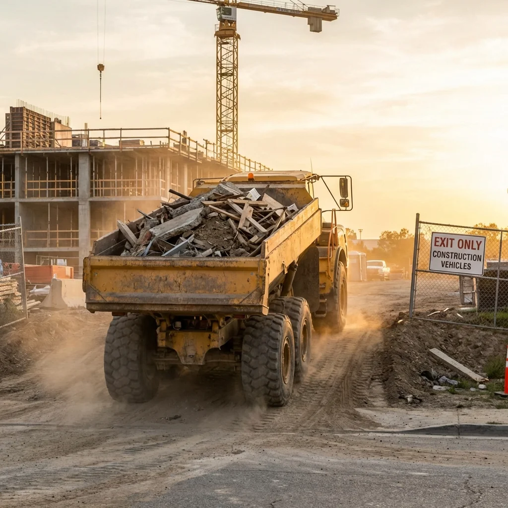 Expertise technique - evacuation gravats debris