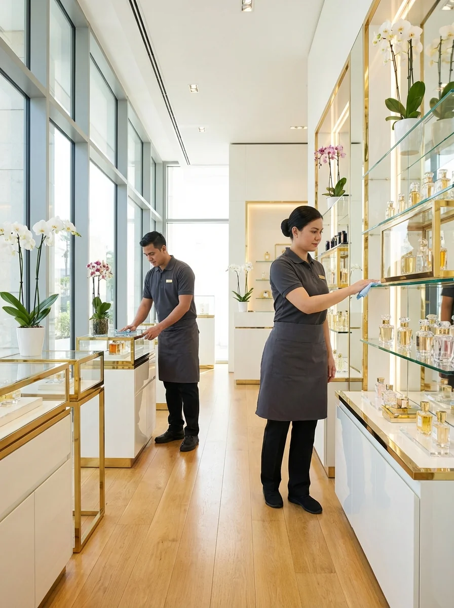 Dépoussiérage rayonnages & displays